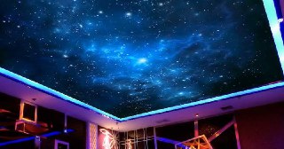 Натяжной потолок звездное небо Архангельск, цена от 5223 руб.